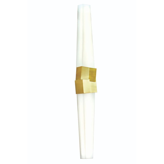 Atlas Lighting Ciro 32'' High Integrated LED Sconce, Brass/White