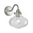 Atlas Lighting Clara 11.75'' High 1Lt Sconce, Brushed Nickel/Clear