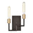 Atlas Lighting Congruency 8'' High 2Lt Sconce, Oil Rubbed Bronze