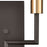 Atlas Lighting Congruency 8'' High 2Lt Sconce, Oil Rubbed Bronze