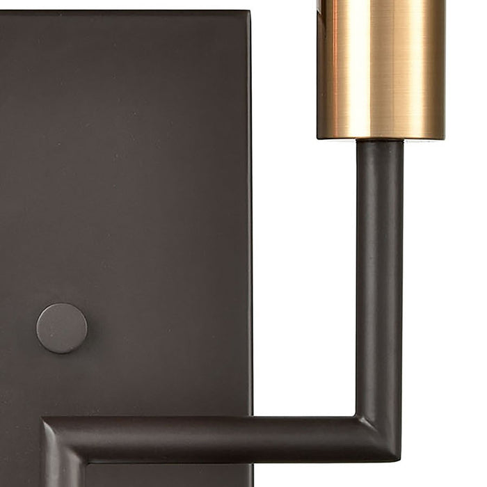 Atlas Lighting Congruency 8'' High 2Lt Sconce, Oil Rubbed Bronze