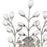 Atlas Lighting Crystique 14''H 1Lt Sconce, Polished Chrome/Clear