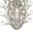 Atlas Lighting Crystique 14''H 1Lt Sconce, Polished Chrome/Clear