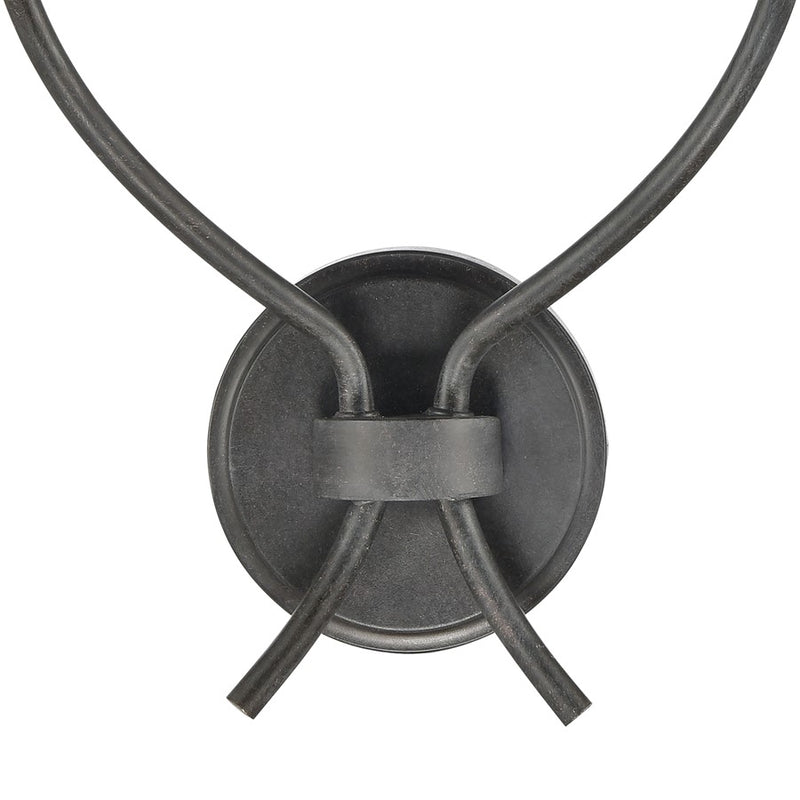 Atlas Lighting Daisy 2-Light Wall Sconce | Transitional Midnight Bronze and Clear Glass | Living Room & Dining Room Accent Light | Model WL11058-BZ