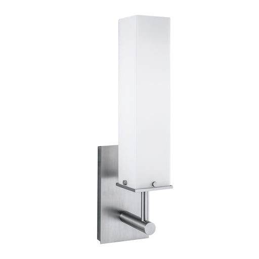 Atlas Lighting Dean 4.5'' High Integrated LED Sconce, Nickel/White