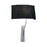 Atlas Lighting Diamond 21'' High 1Lt Sconce, Polished Nickel/Black
