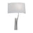Atlas Lighting Diamond 21'' High 1Lt Sconce, Polished Nickel/White