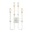 Atlas Lighting Edward 33'' High 4Lt Sconce, Matte White