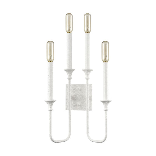 Atlas Lighting Edward 33'' High 4Lt Sconce, Matte White