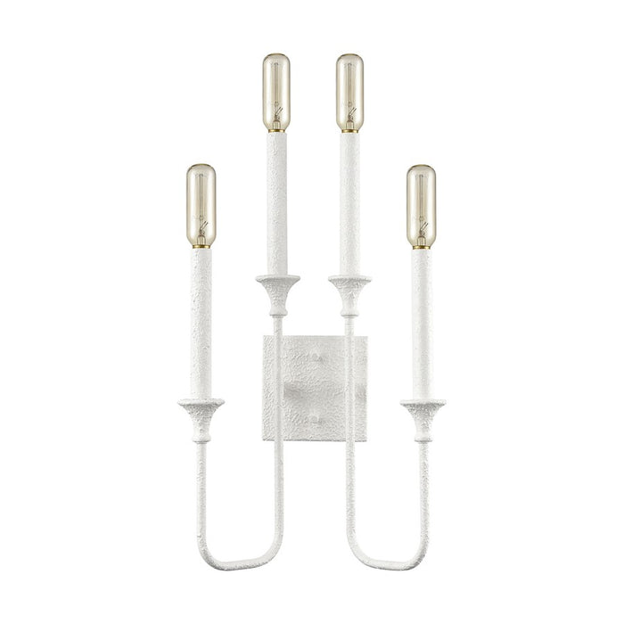 Atlas Lighting Edward 33'' High 4Lt Sconce, Matte White