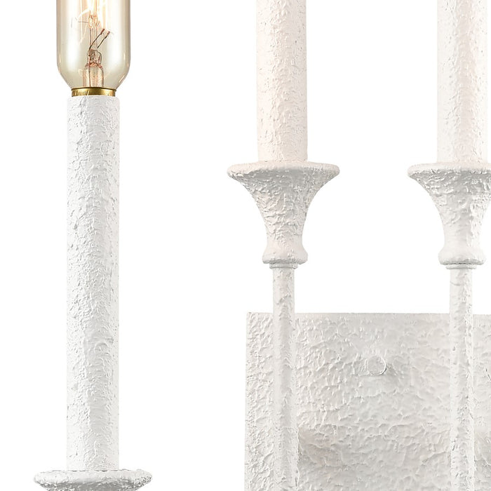 Atlas Lighting Edward 33'' High 4Lt Sconce, Matte White