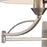 Atlas Lighting Elysburg 17'' High 1Lt Sconce, Satin Nickel/White