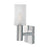 Atlas Lighting Empire 10.25'' High 1Lt Sconce, Chrome/Clear