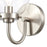 Atlas Lighting Fairbanks 8.5'' High 1Lt Sconce, Nickel/Clear/Clear