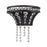 Atlas Lighting Fantania 9'' High 1Lt Sconce, Matte Black/Clear