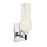 Atlas Lighting Fleur 14'' High 1Lt Sconce, Chrome/White