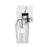 Atlas Lighting Gaia 11.25'' High 1Lt Sconce, Chrome/Clear