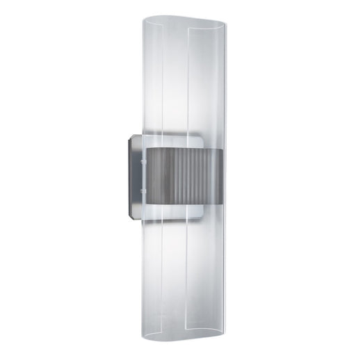 Atlas Lighting Gem 17'' High Integrated LED Sconce, Nickel/White