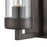 Atlas Lighting Holbrook 10''H 1Lt Sconce, Oil Rubbed Bronze/Clear