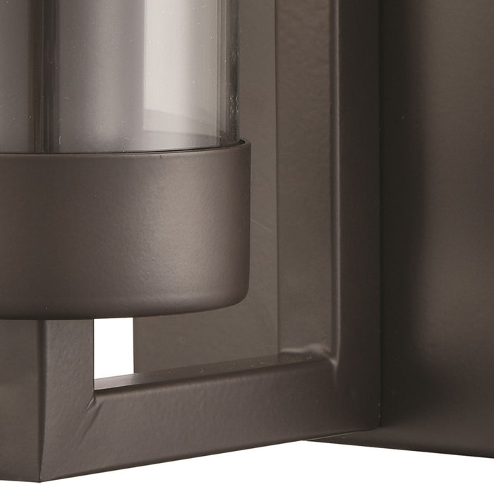Atlas Lighting Holbrook 10''H 1Lt Sconce, Oil Rubbed Bronze/Clear