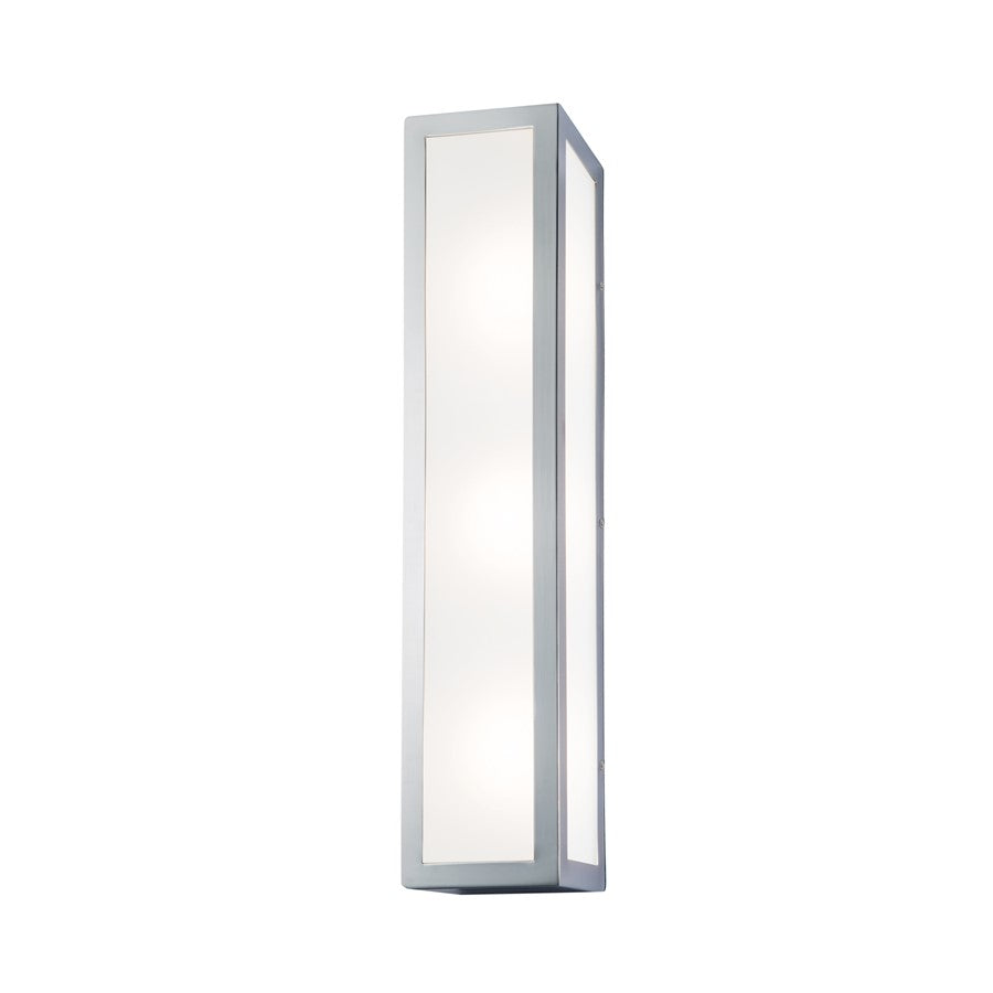 Atlas Lighting Kaset 18'' High Integrated LED Sconce, Chrome/White