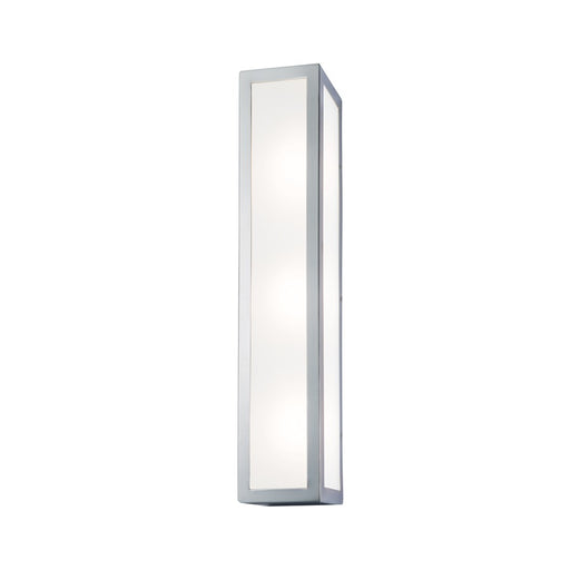 Atlas Lighting Kaset 18'' High Integrated LED Sconce, Nickel/White