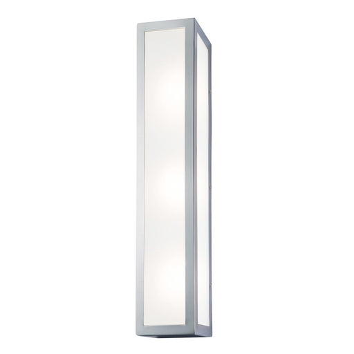 Atlas Lighting Kaset 24'' High Integrated LED Sconce, Chrome/White