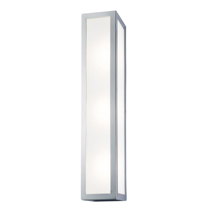 Atlas Lighting Kaset 24'' High Integrated LED Sconce, Chrome/White