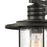 Atlas Lighting Lakeshore Drive 18'' High 1Lt Sconce, Black/Clear