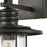 Atlas Lighting Lakeshore Drive 18'' High 1Lt Sconce, Black/Clear