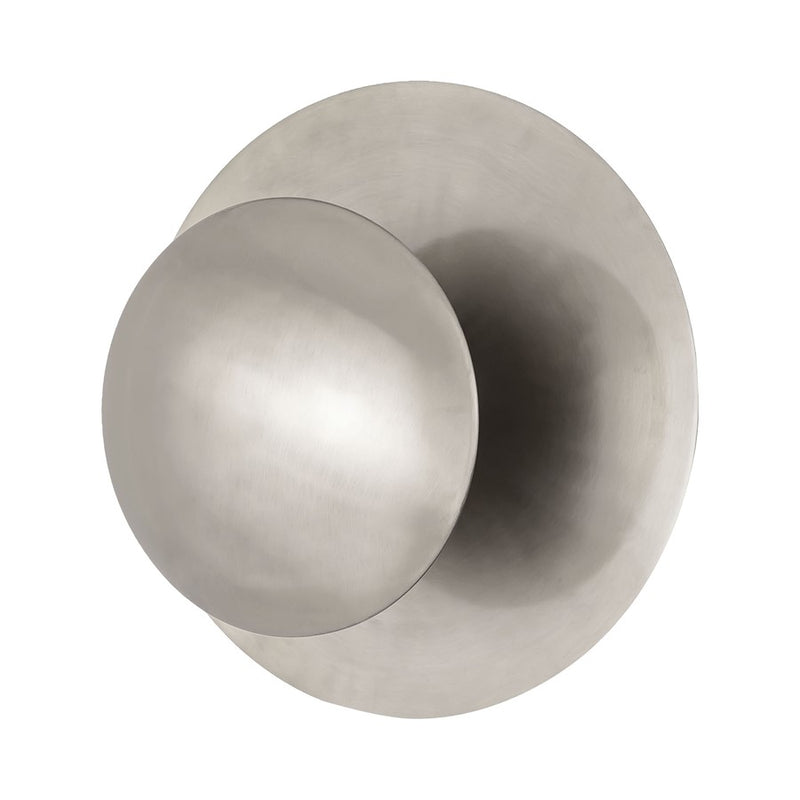 Atlas Lighting Lorens 12.5in 1-Light Wall Sconce | Transitional Polished Nickel and Gold Metal | Hallway & Bedroom | Model WL11103-NK