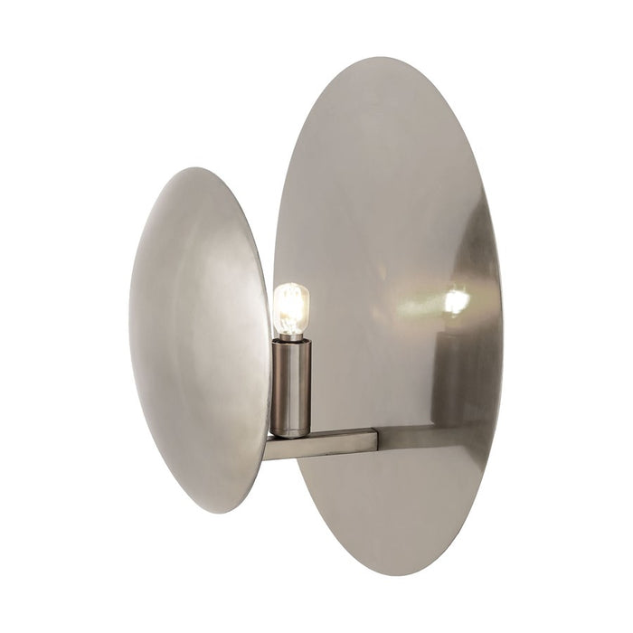 Atlas Lighting Lorens 12.5'' High 1Lt Sconce, Polished Nickel/Gold