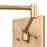 Atlas Lighting Luca 9'' High 1Lt Sconce, Natural Brass/Black