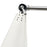 Atlas Lighting Luca 9'' High 1Lt Sconce, Polished Chrome/White