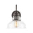 Atlas Lighting Manhattan Boutique 12''H 1Lt Sconce, Bronze/Clear