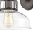 Atlas Lighting Manhattan Boutique 12''H 1Lt Sconce, Bronze/Clear