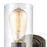 Atlas Lighting Market Square 12'' High 1Lt Sconce, Bronze/Clear
