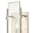Atlas Lighting Mechanist 17'' High 1Lt Sconce, Chrome/Clear