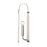 Atlas Lighting Merge 15'' High 1Lt Sconce, Satin Nickel/Clear