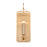 Atlas Lighting Merge 15'' High 1Lt Sconce, Satin Brass/Clear