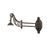 Atlas Lighting Mix-N-Match 11'' High 1Lt Sconce (No Shade), Bronze