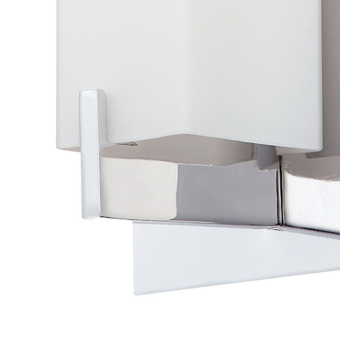 Atlas Lighting Moderno 8.3'' High 1Lt Sconce, Chrome/White