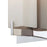Atlas Lighting Moderno 8.3'' High 1Lt Sconce, Satin Nickel/White