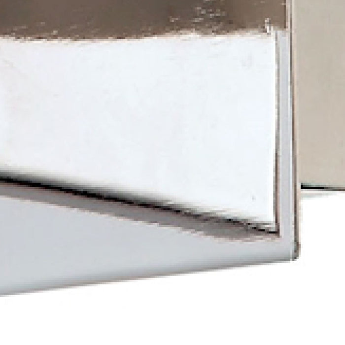 Atlas Lighting Moderno 8.3'' High 1Lt Sconce, Satin Nickel/White