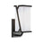 Atlas Lighting Moiselle 12'' High 1Lt Sconce, Matte Black/White