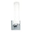 Atlas Lighting Newport 13.25'' High 1Lt Sconce, Chrome/White