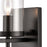 Atlas Lighting Oakland 12'' High 1Lt Sconce, Black/Clear