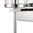Atlas Lighting Oakland 12'' High 1Lt Sconce, Chrome/Clear