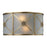 Atlas Lighting Preston 6.5'' High 2Lt Sconce, Brushed Brass/White