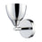 Atlas Lighting Reflections 8'' High 1Lt Sconce, Chrome/Chrome